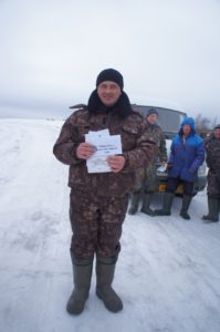 Лобанов Сергей победитель по скоростному берению льда